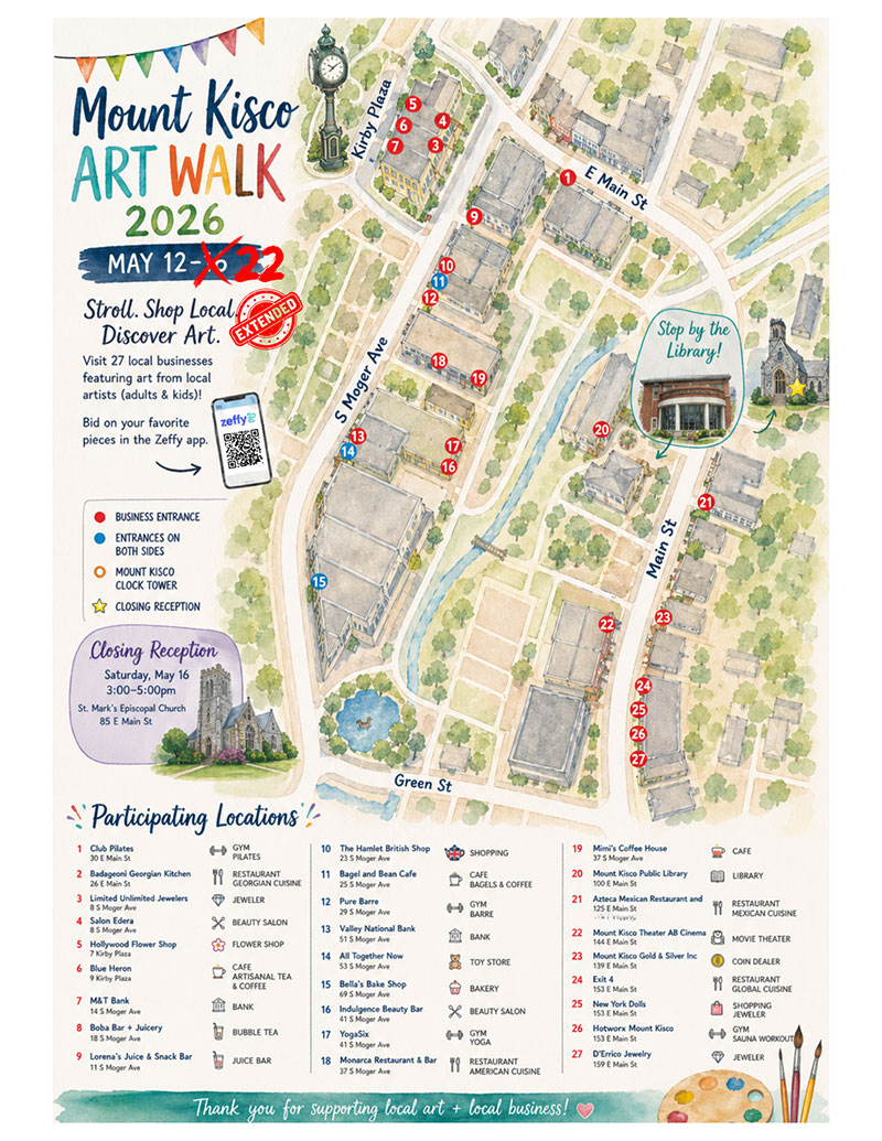 Art Walk 2026 Map - Section 1
